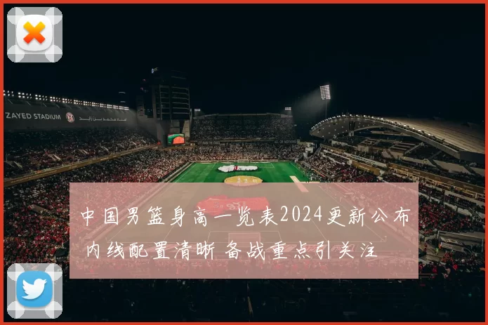 中国男篮身高一览表2024更新公布 内线配置清晰 备战重点引关注