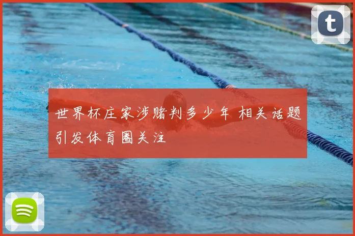 世界杯庄家涉赌判多少年 相关话题引发体育圈关注
